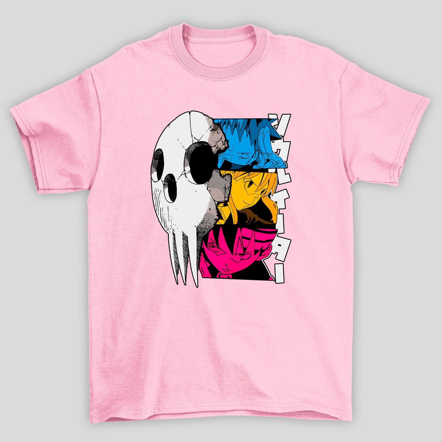 Camiseta Básica Unissex Soul Eater Black Star Maka Kid