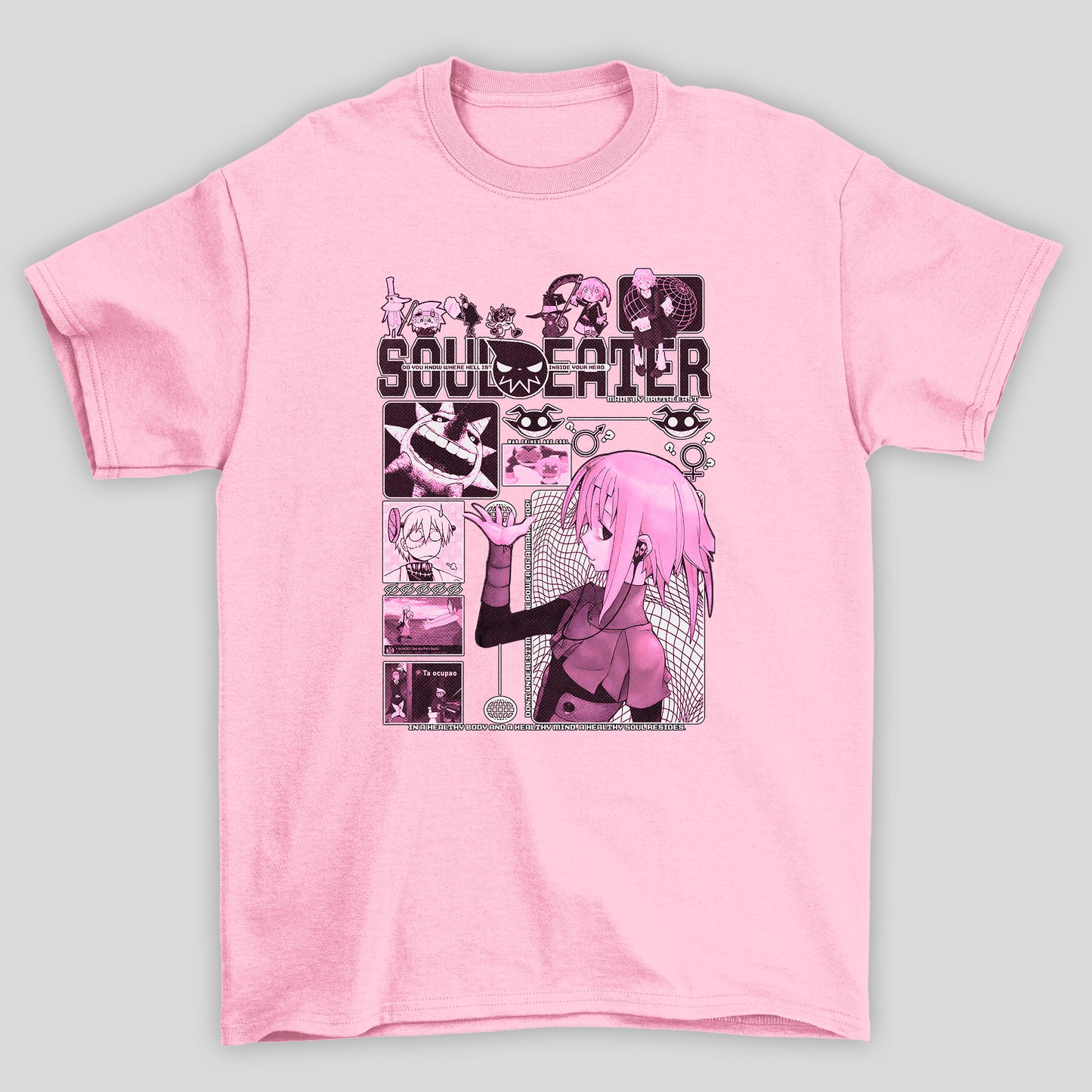Camiseta Básica Unissex Soul Eater Crona Poster