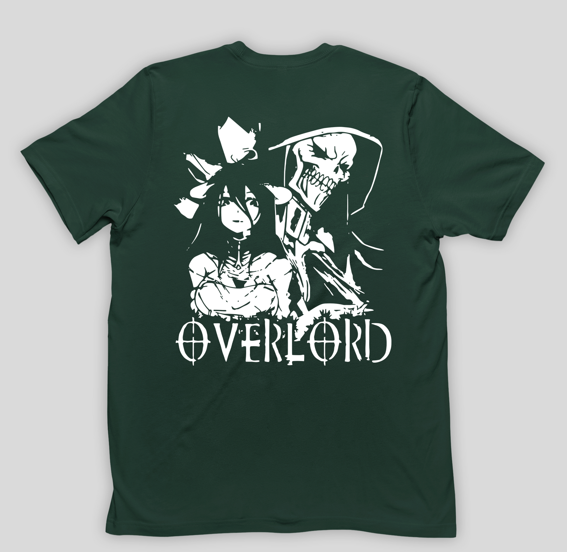 Camiseta Básica Unissex Overlord Ainz- verde