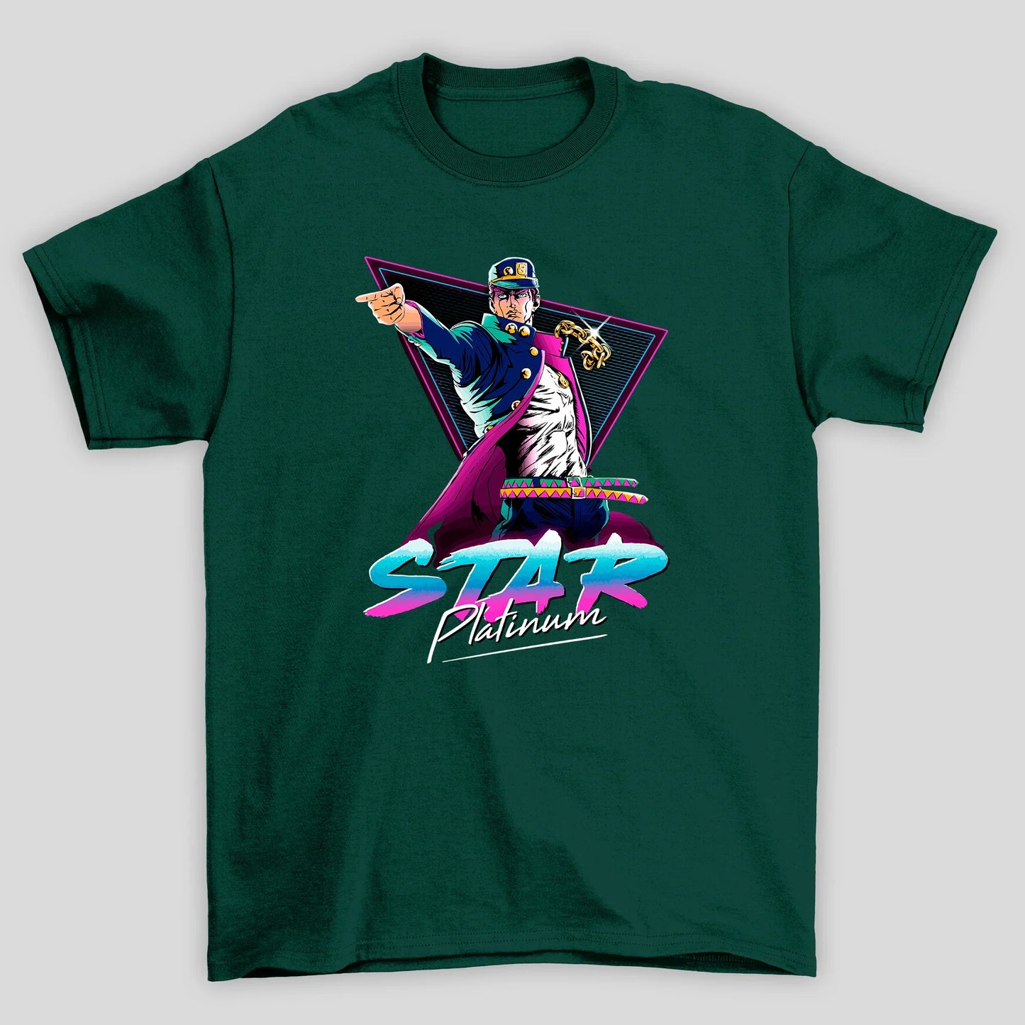 Camiseta Básica Unissex Jojo Bizarre Adventure Anime Star