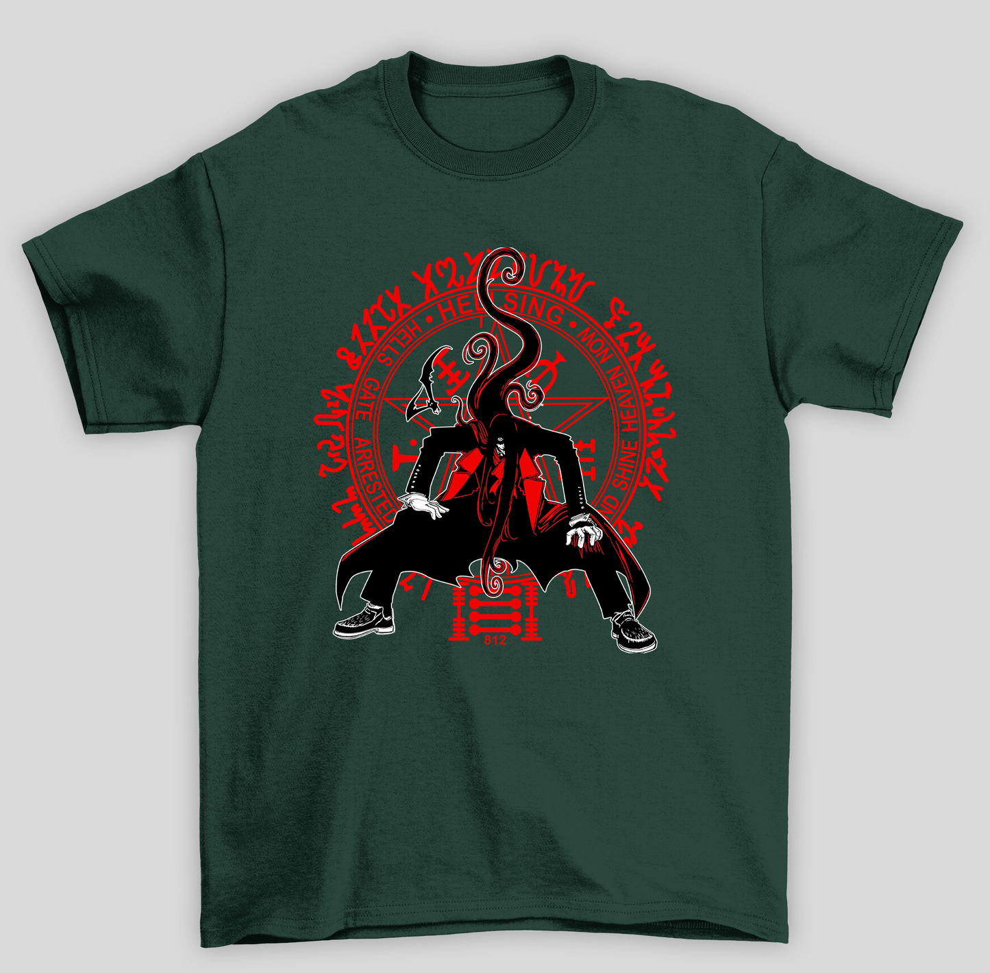 Camiseta Básica Unissex Anime Hellsing Ultimate Terror