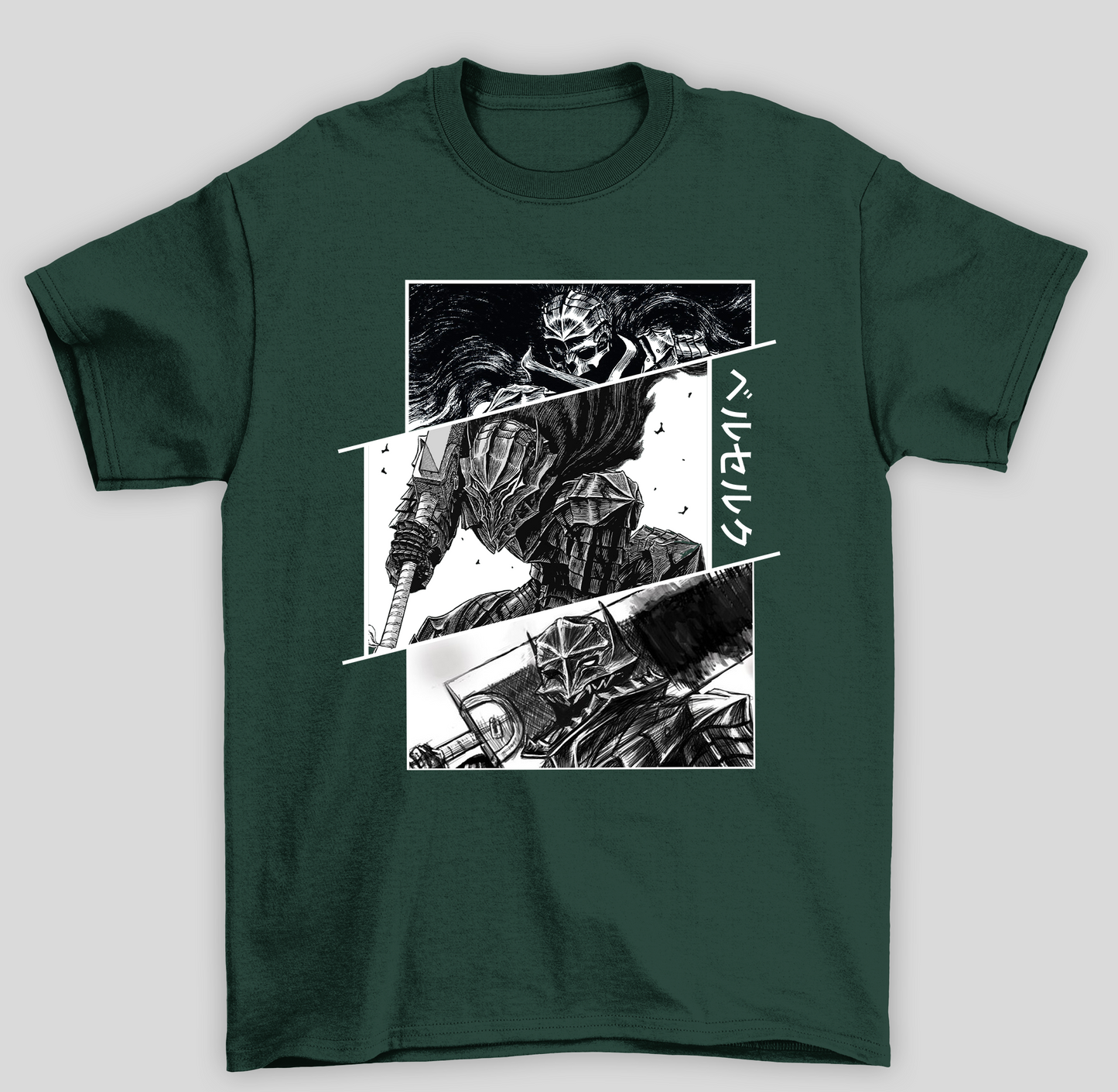 Camiseta Básica Unissex Berserk Anime