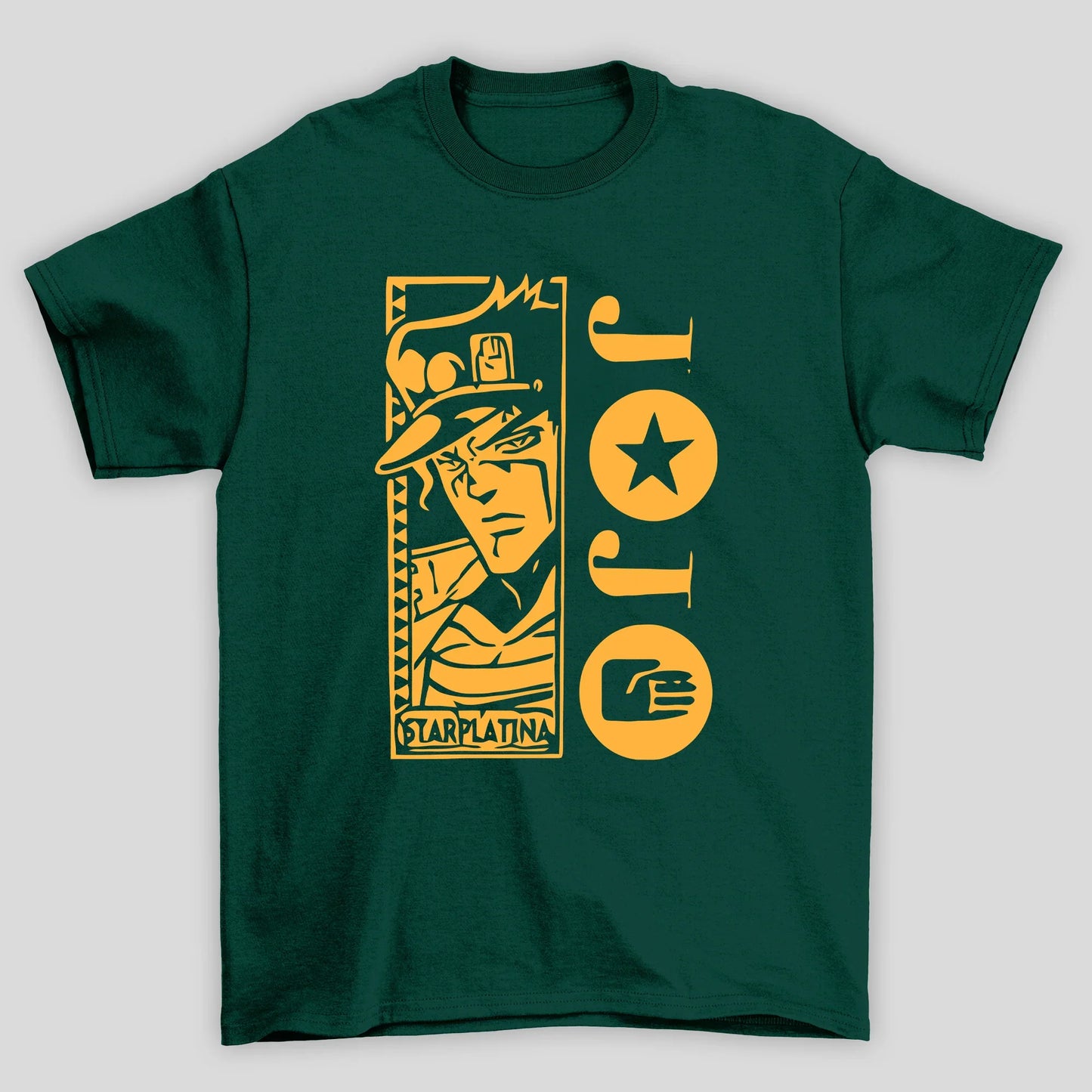 Camiseta Básica Unissex JoJo's Bizarre Adventure Starplatina