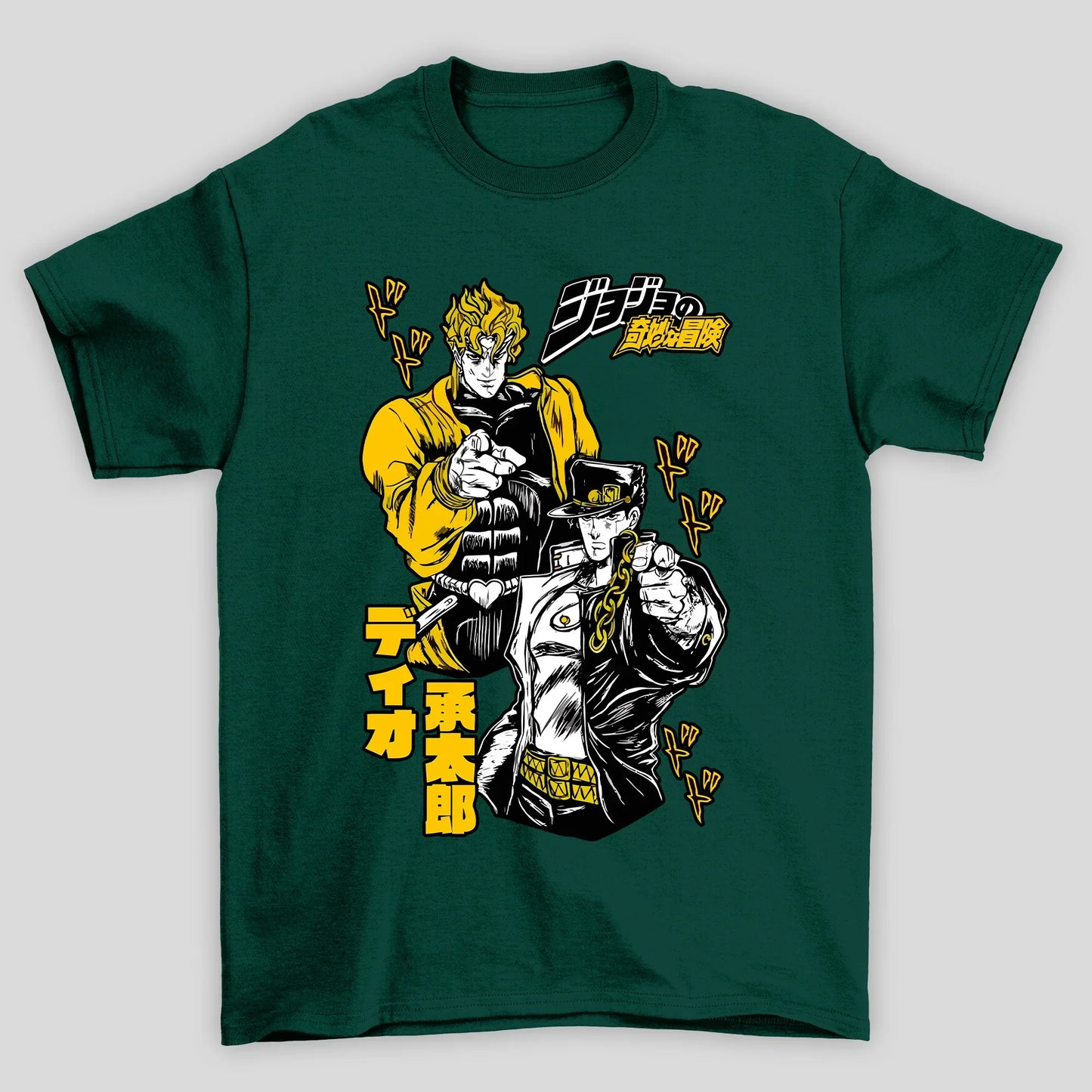 Camiseta Básica Unissex Anime Jojo Bizarre Adventure