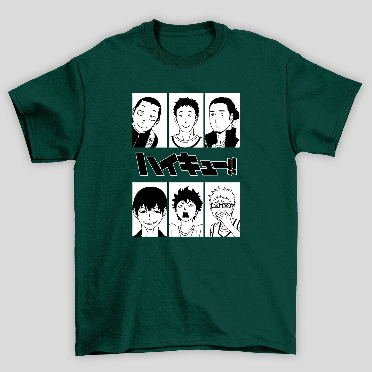 Camiseta Básica Unissex Haikyuu Quadrinhos