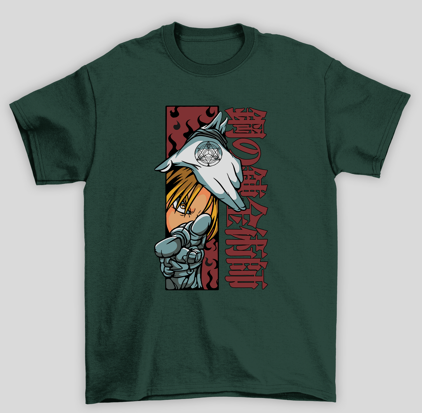 Camiseta Básica Unissex Fullmetal Alchemist 	Edward Elric