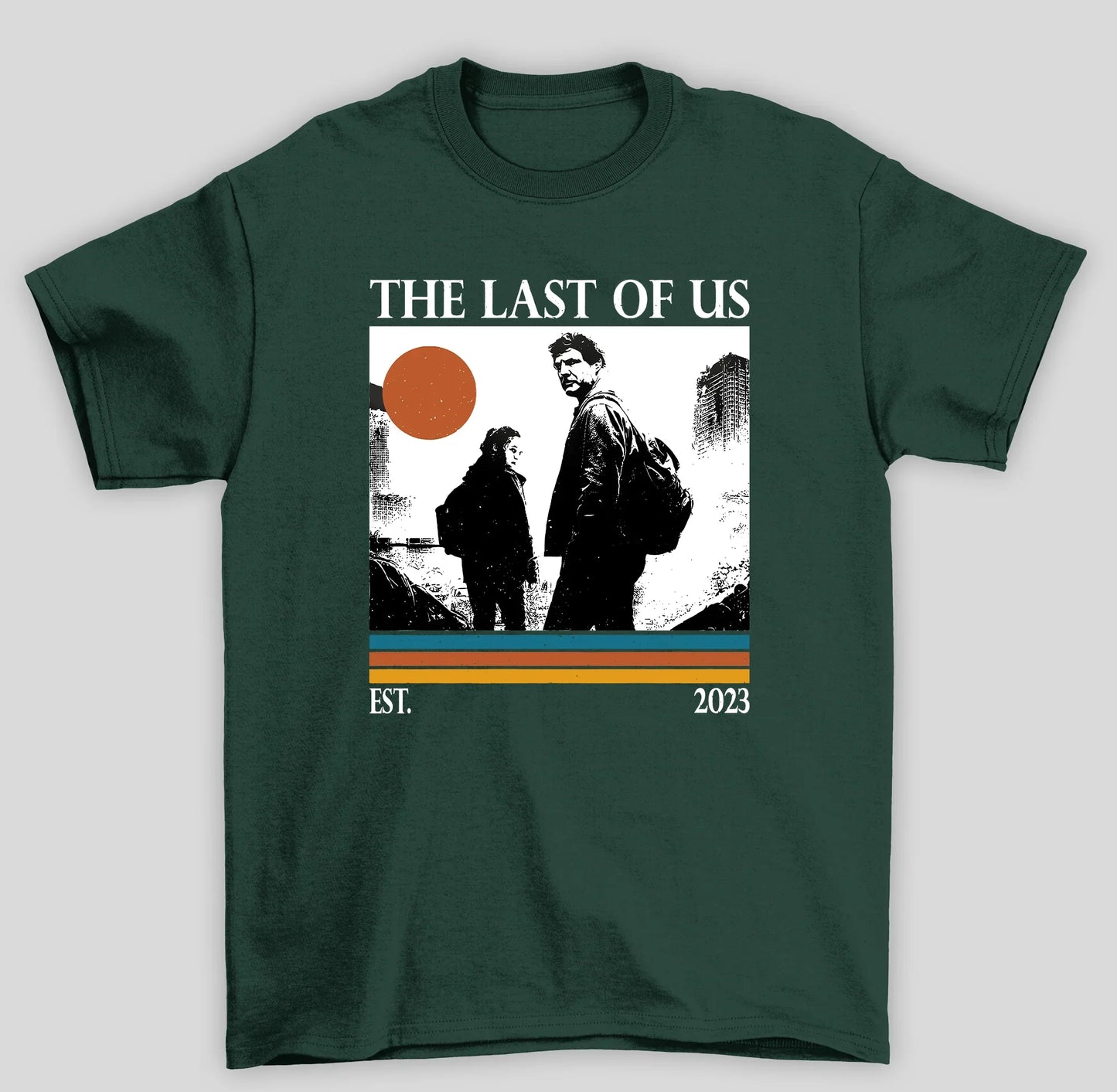 Camiseta Básica Unissex The Last Of Us Vintage