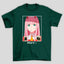 Camiseta Básica Unissex Zero Two Rosto Pirulito Darling In The Franxx