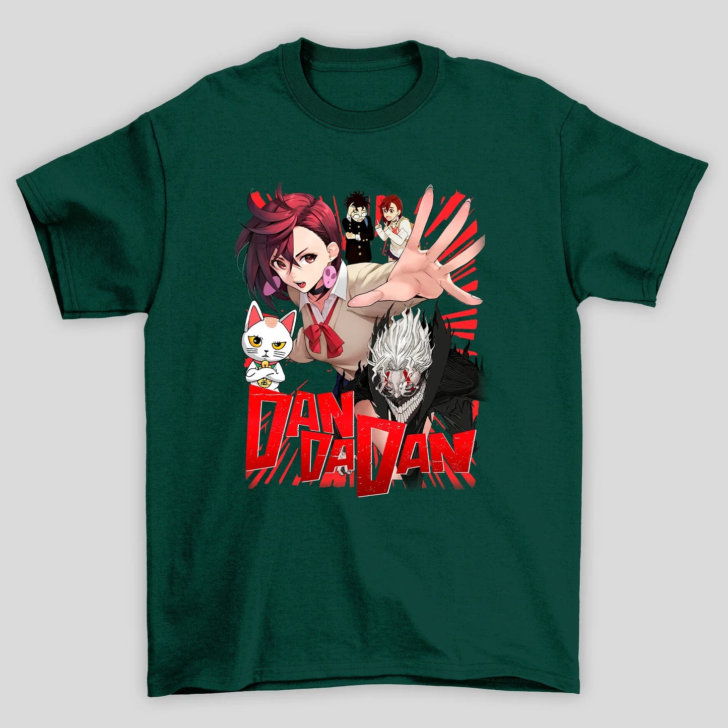 Camisea Básica Unissex Dandadan Okarun Okarun Momo Ayase