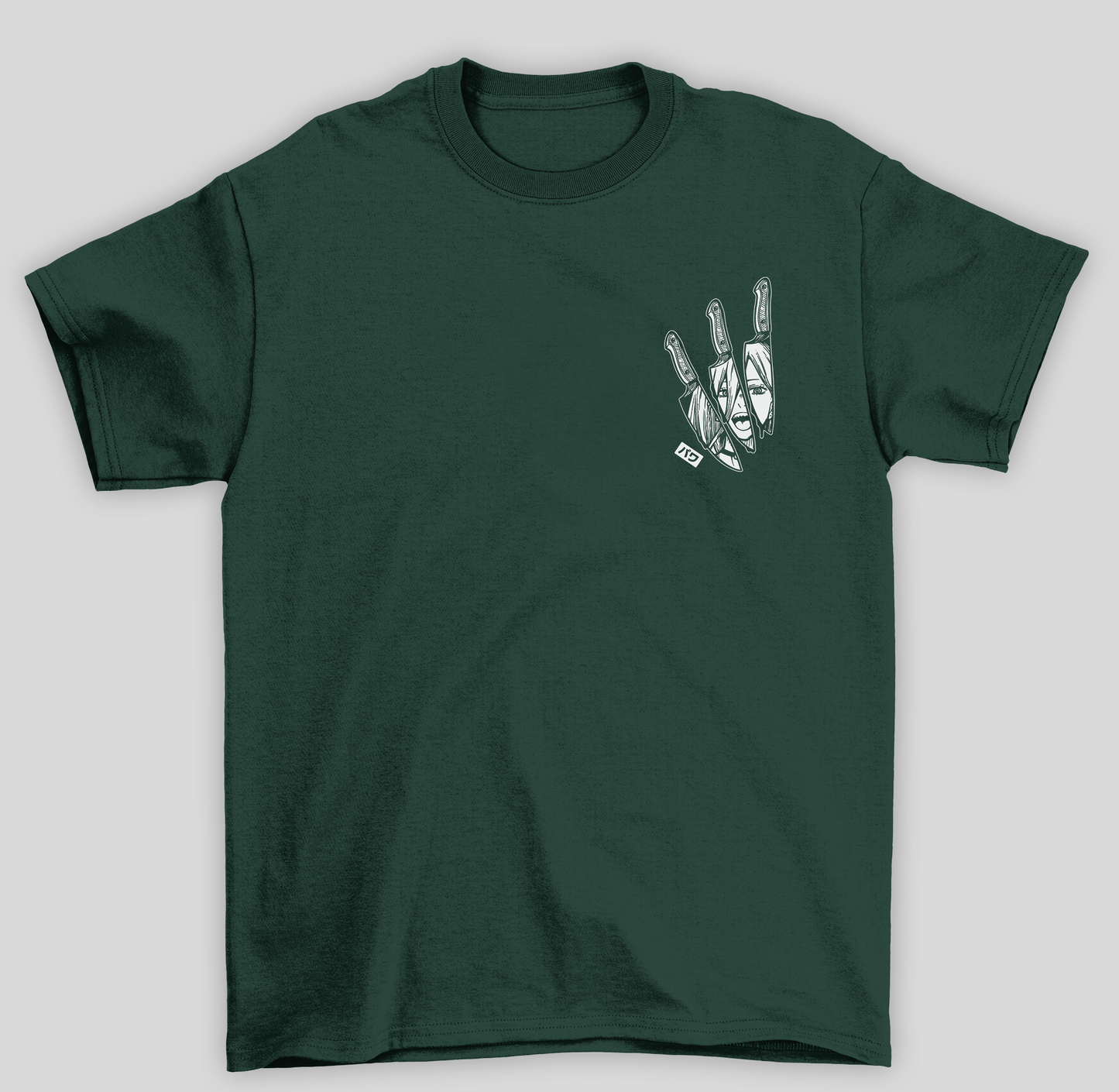 Camiseta Básica Unissex Chainsaw Man Faca Power