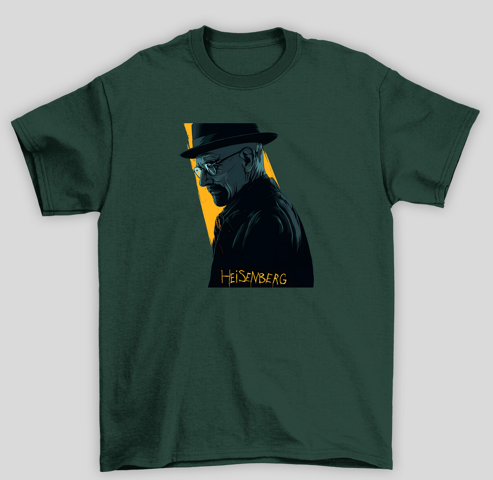 Camiseta Básica Unissex Breaking Bad Heisenberg- verde