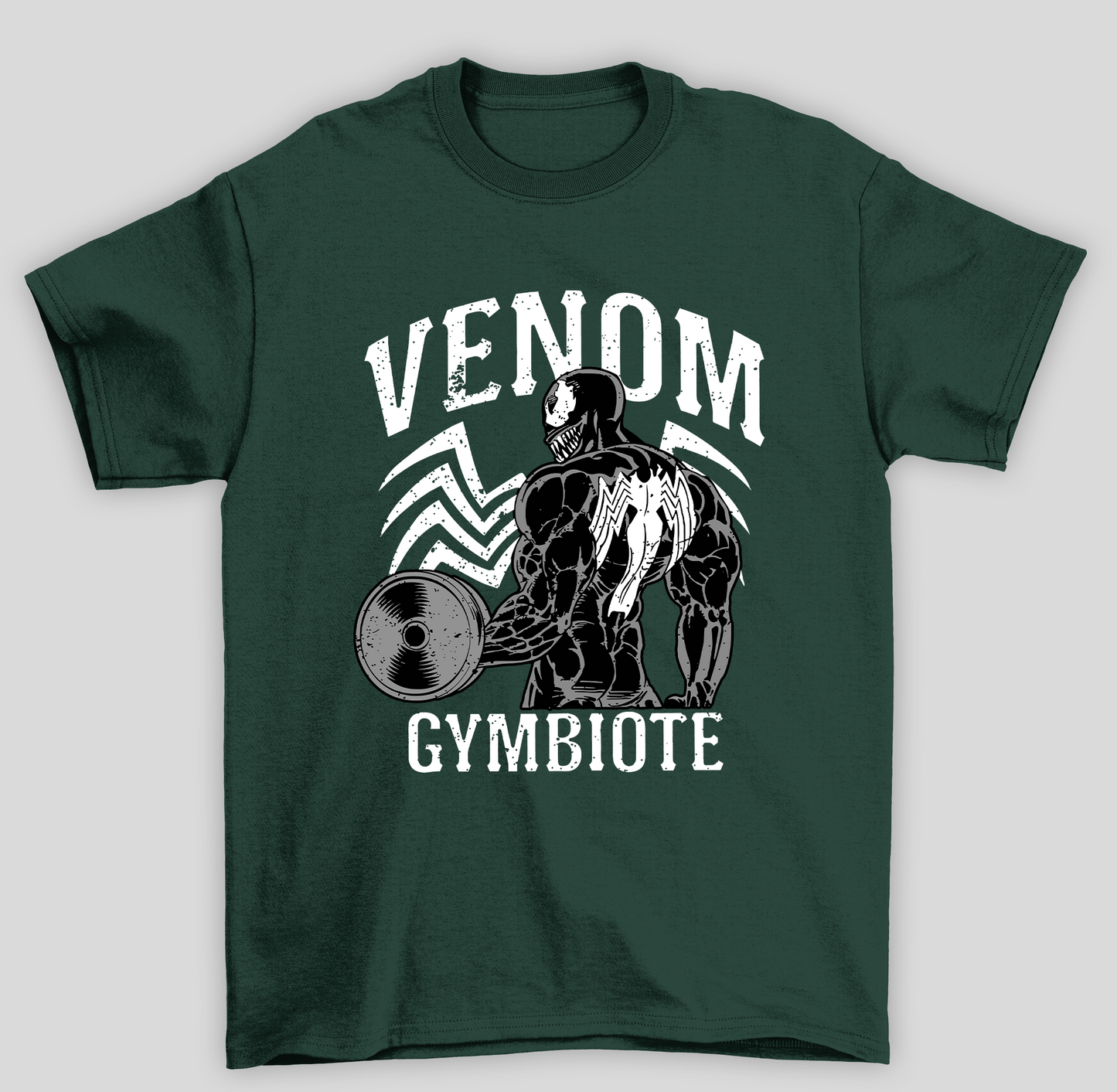 Camiseta Básica Unissex Venom Gymbiote- VERDE
