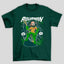 Camiseta Básica Unissex Aquaman Tridente Cartoon