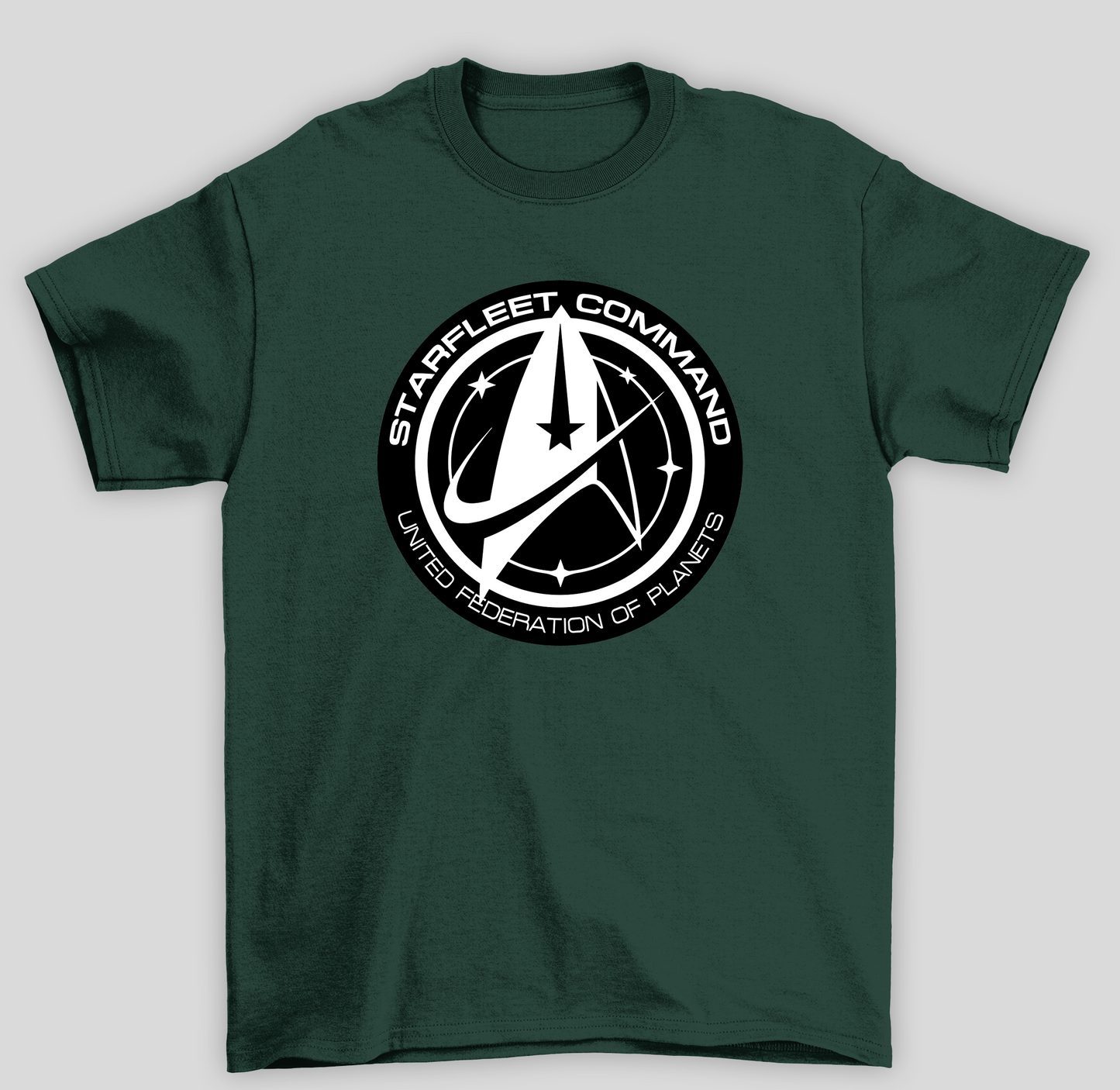 Camiseta Básica Unissex Star Trek Logo Starfleet Command