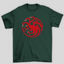 Camiseta Básica Unissex Brasão Targaryen Game Of Thrones