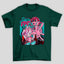 Camiseta Básica Unissex Dandadan Momo Ayase Okarun Nave