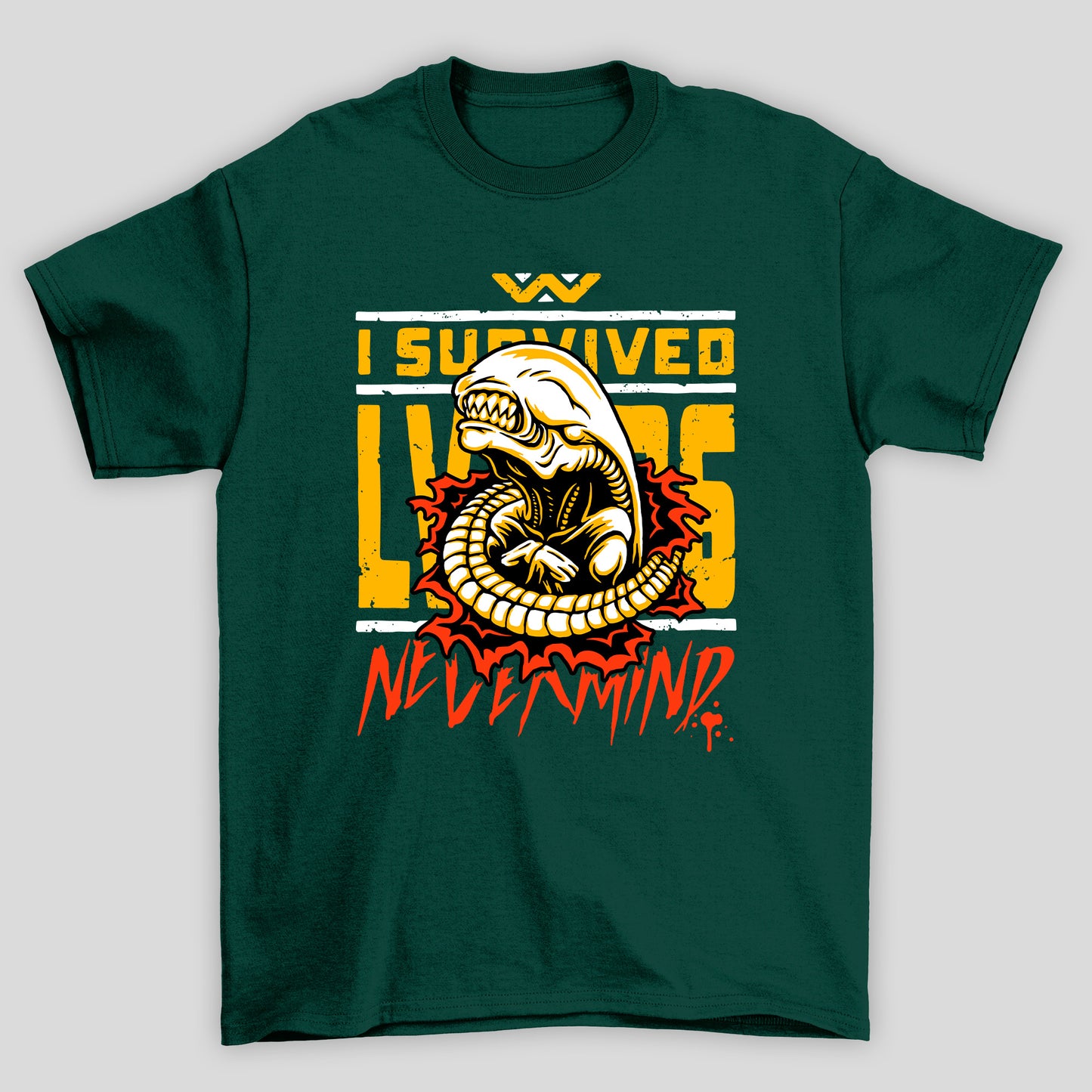 Camiseta Básica Unissex Aline I Survived LV-426