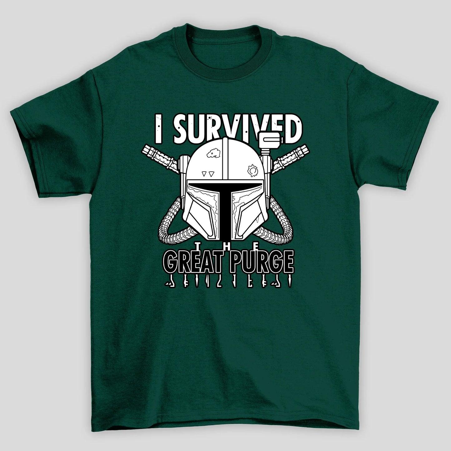 Camiseta Básica Unissex I Survived The Great Purge Mandalorian