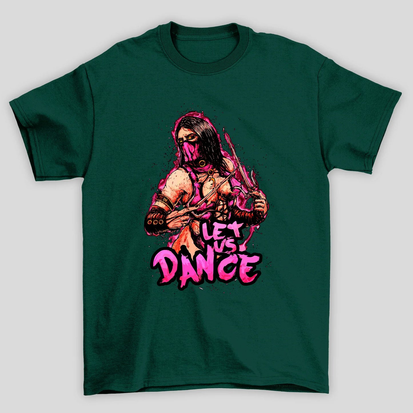 Camiseta Básica Unissex Mortal Kombat Milena Let's Dance