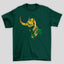 Camiseta Básica Unissex Capacete Pintura Loki