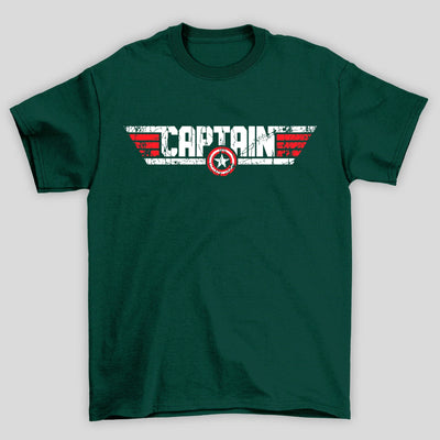 Camiseta Básica Unissex Captain Escudo Capitao America