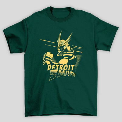 Camiseta Básica Unissex  All Might Detroit Smash Boku No Hero