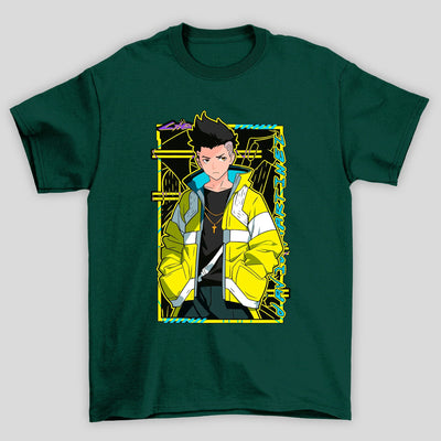 Camiseta Básica Unissex David Cyberpunk Edgedruuners