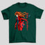 Camiseta Básica Unissex Asuka Guitarra Kanji Evangelion