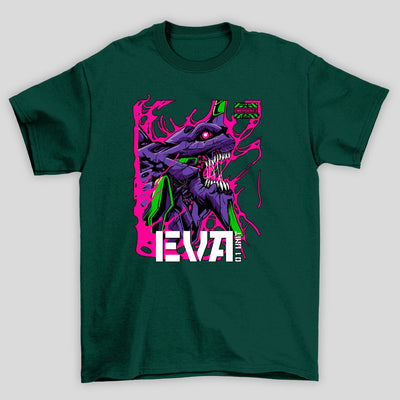 Camiseta Básica Unissex Mecha Eva 01 Evangelion