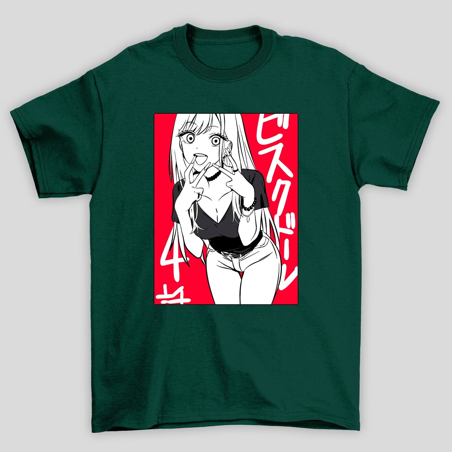 Camiseta Básica Unissex Marin V V Kanji My Dress Up Darling
