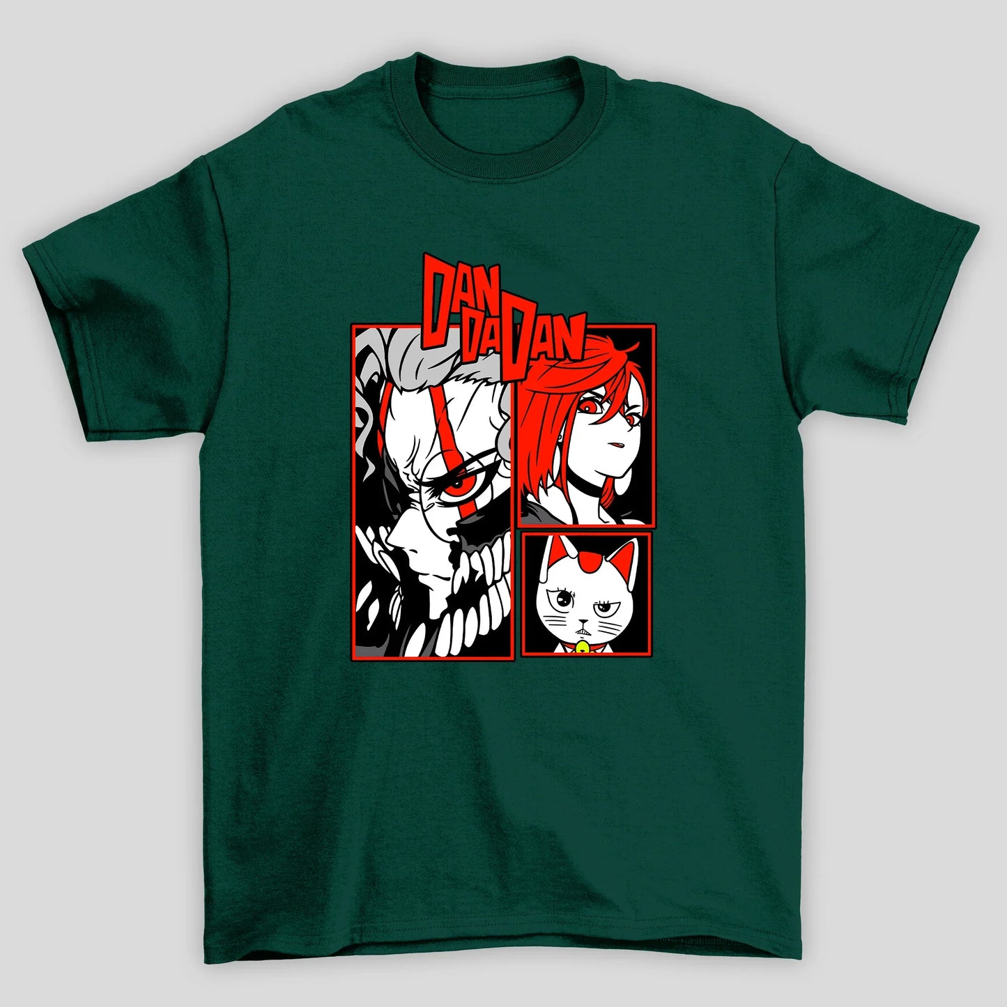Camiseta Básica Unissex Momo Okarun Velha Turbo Dandadan