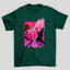 Camiseta Básica Unissex Momo Ayase e Okarun Dandadan