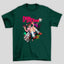 Camiseta Básica Unissex Okarun e Momo Ayase Tinta Dandadan