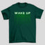 Camiseta Básica Unissex Wake Up Binarios Matrix
