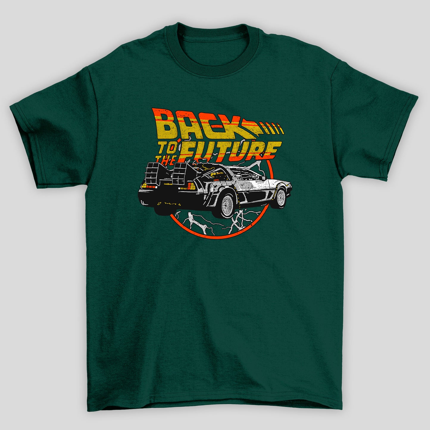 Camiseta Básica Unissex Delorean Traseira Back To Future