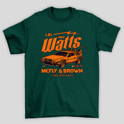 Camiseta Básica Unissex 1.21 Giga Watts Back To Future