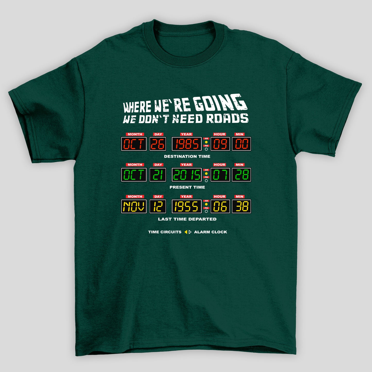 Camiseta Básica Unissex Timer Back To Future