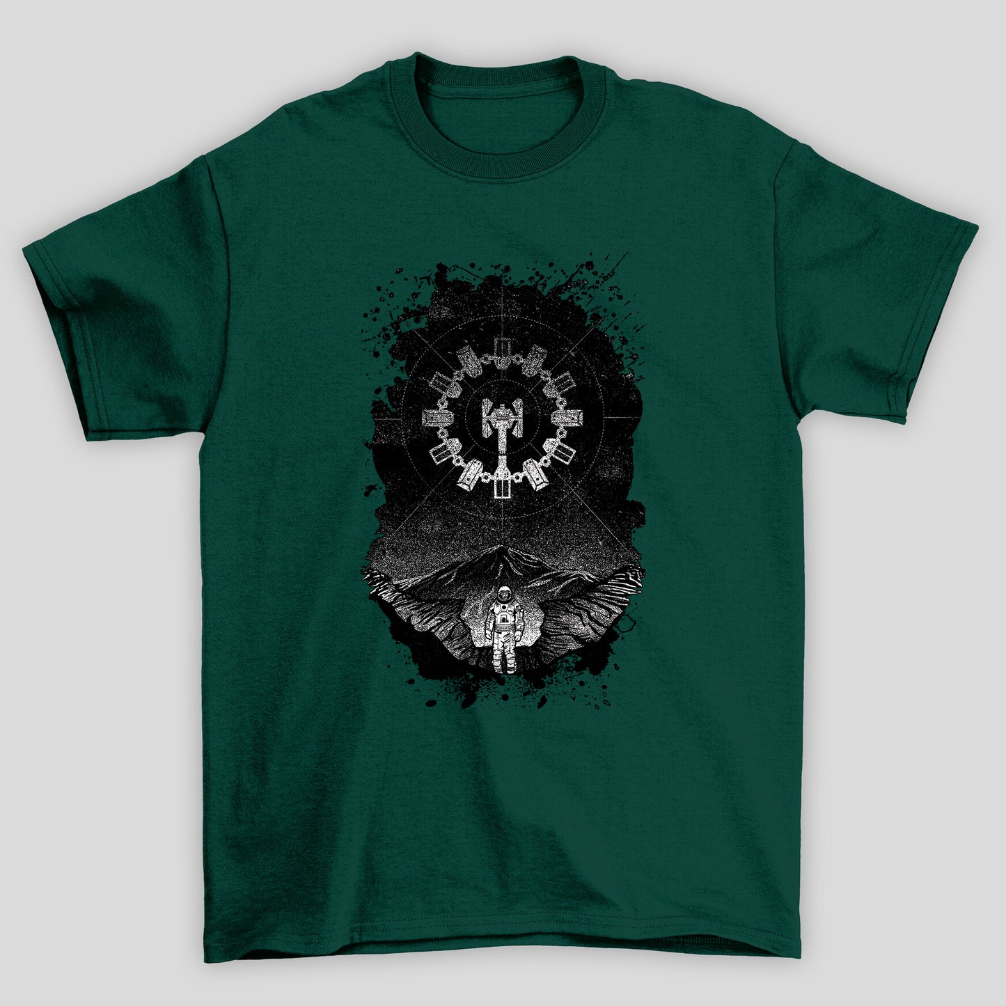 Camiseta Básica Unissex Art Estação Interestelar