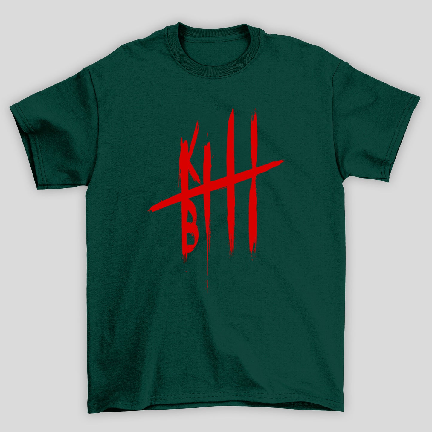 Camiseta Básica Unissex Kill Bill Logo Vermelho