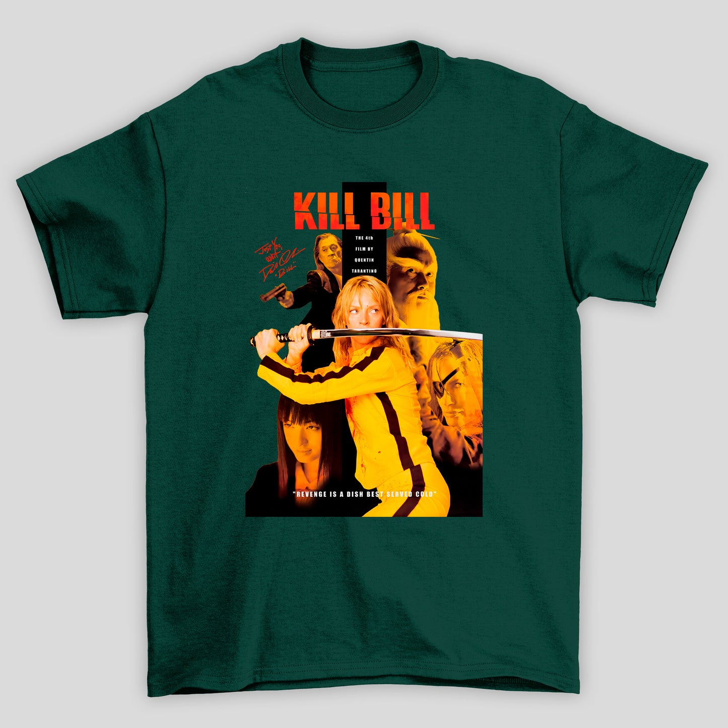 Camiseta Básica Unissex Kill Bill Poster The 4Th