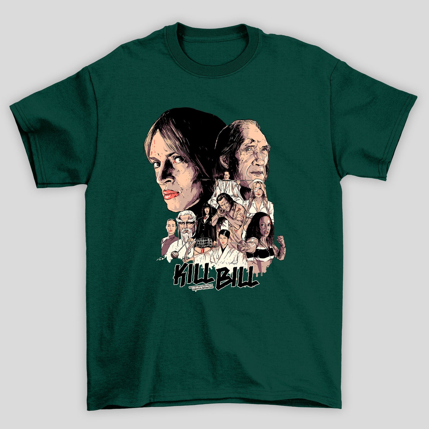 Camiseta Básica Unissex Kill Bill Personagens