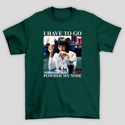 Camiseta Básica Unissex Mia Poder My Nose Pulp Fiction