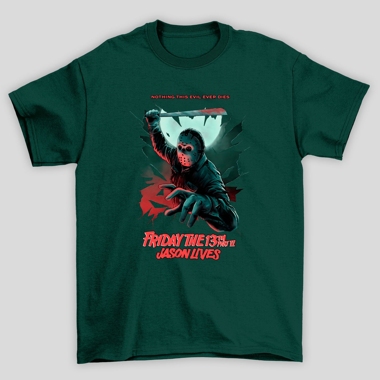 Camiseta Básica Unissex Jason Lives Sexta Feira 13 Part VI