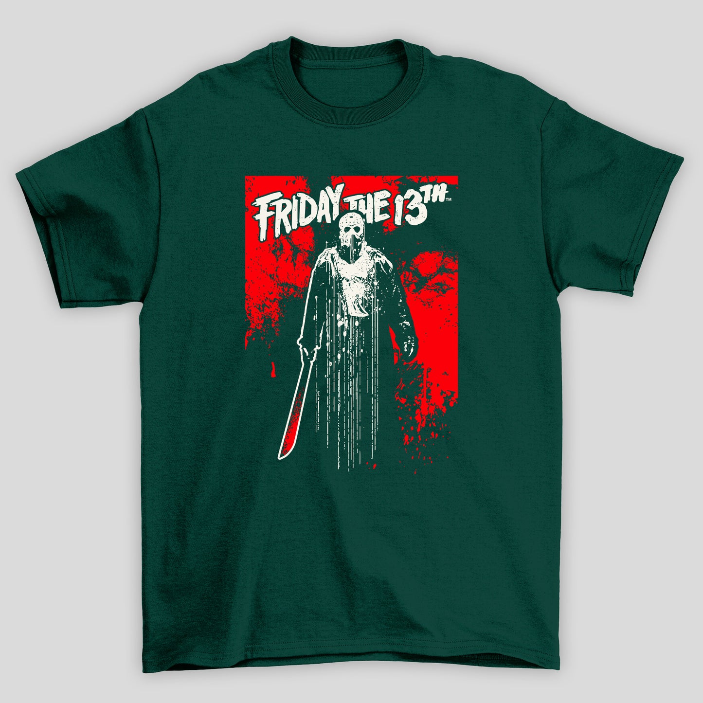 Camiseta Básica Unissex Jason Silhueta Tinta Sexta Feira 13