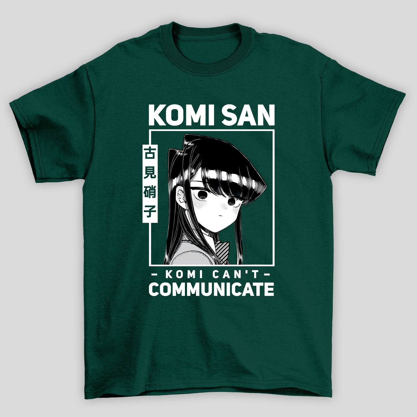Camiseta Básica Unissex Komi San Kanji Komi Cants Communicate