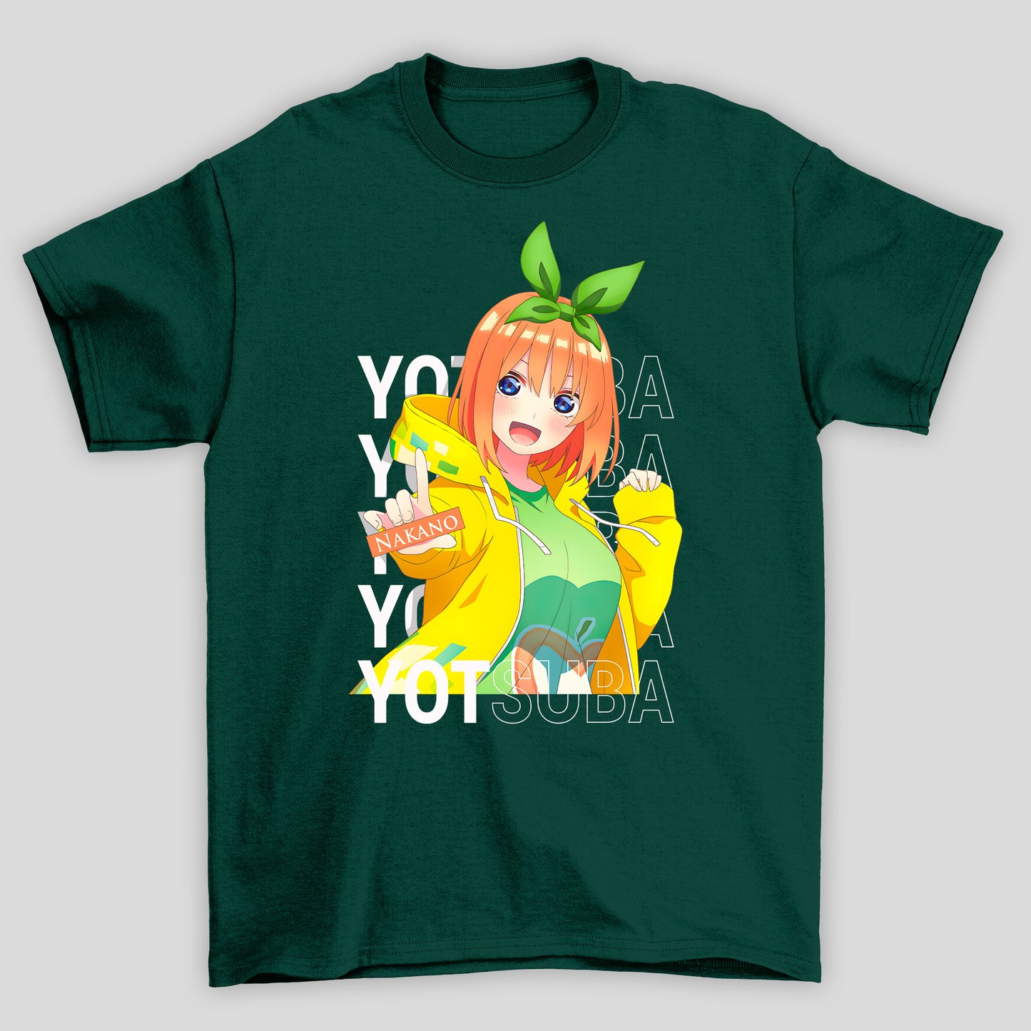 Camiseta Básica Unissex The Quintessential Quintuplets Yotsuba Nakano