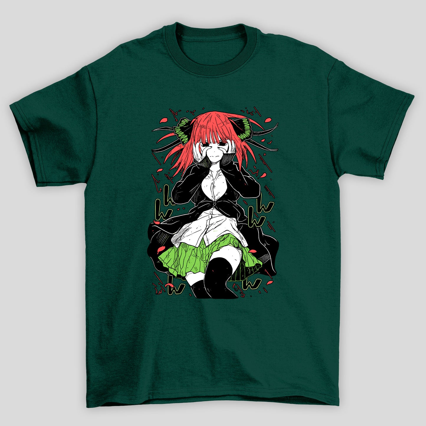 Camiseta Básica Unissex The Quintessential Quintuplets Nino Uniforme