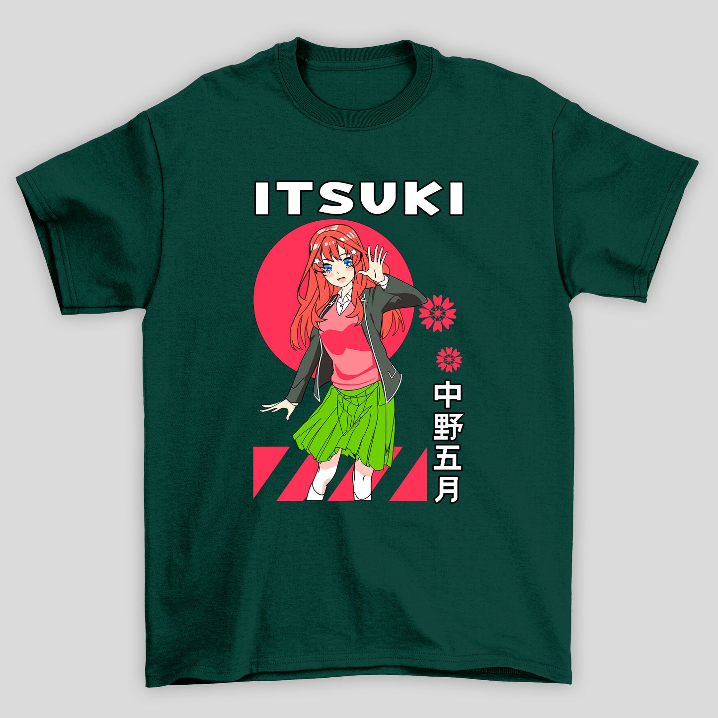 Camiseta Básica Unissex The Quintessential Quintuplets Itsuki Uniforme