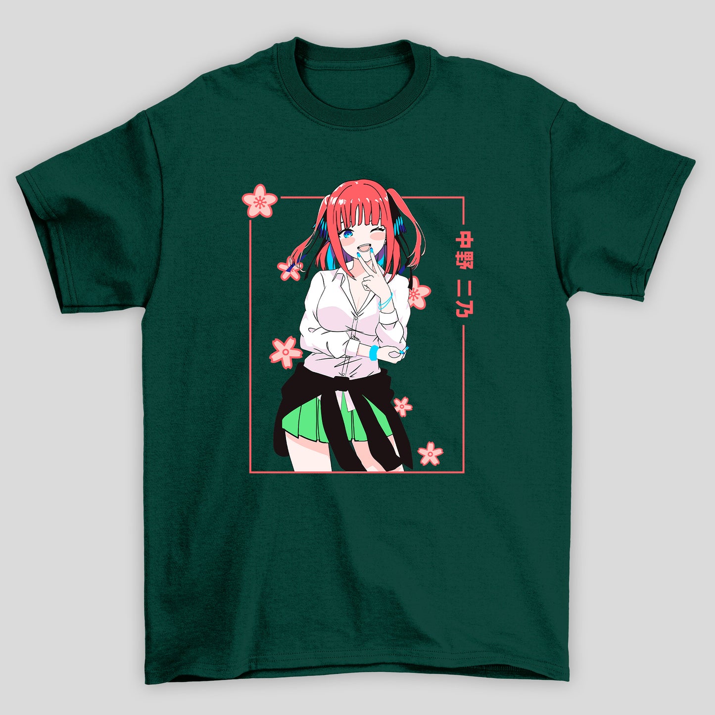 Camiseta Básica Unissex The Quintessential Quintuplets Nino Gal Kanji