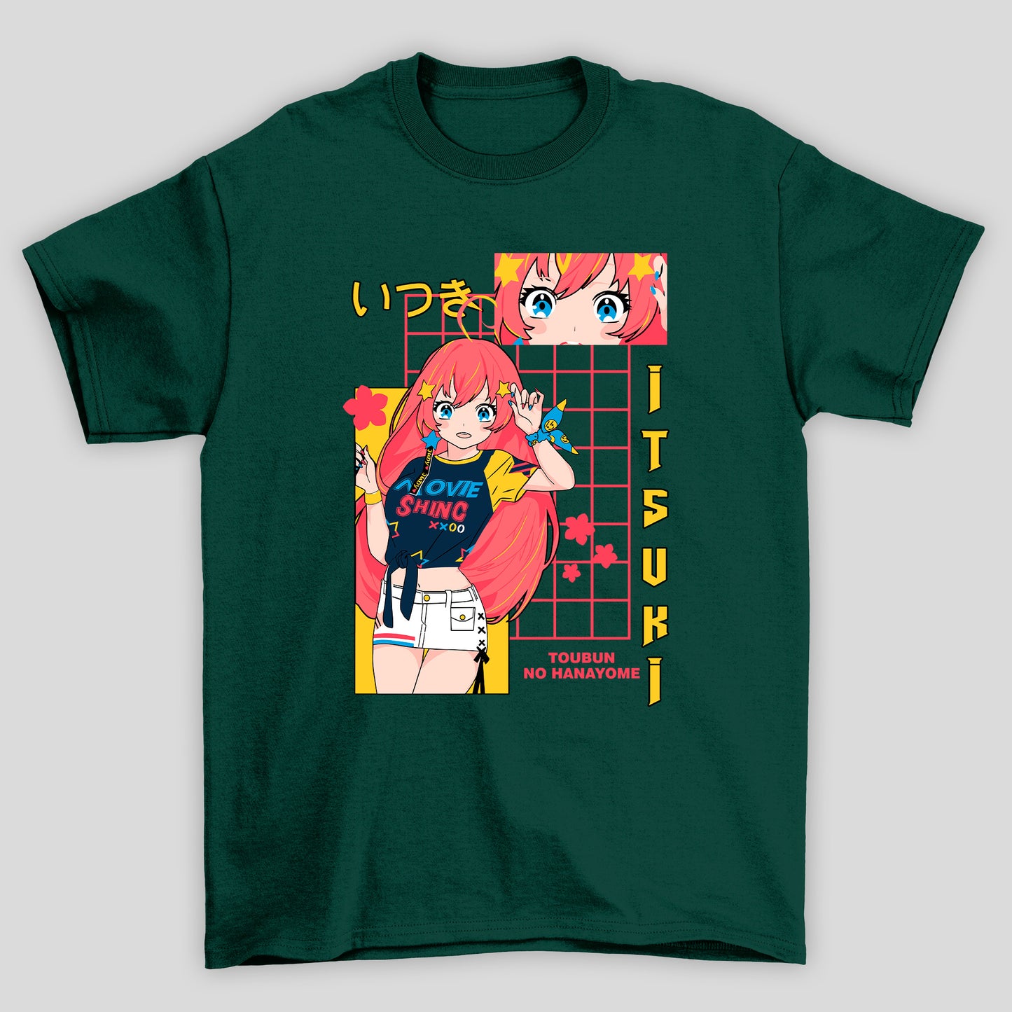 Camiseta Básica Unissex Itsuki Lenso Kanji The Quintessential Quintuplets